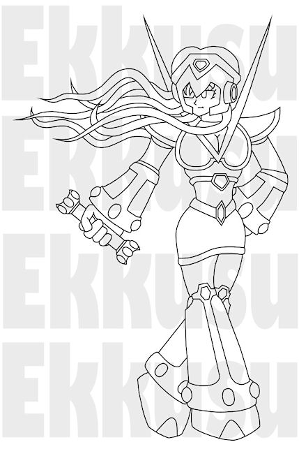 Empress Endora-New Ver Lineart