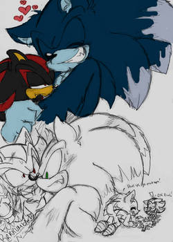 Shadow X Sonic the Werehog