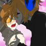 Eyeless jack x Ticci Toby 