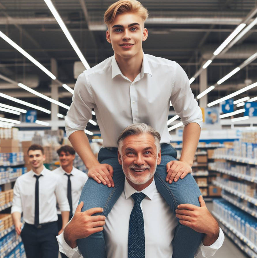 Shoulder ride 5 by JonArrin on DeviantArt