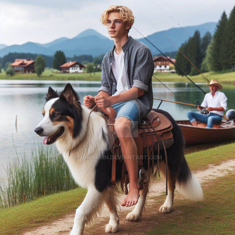 Someone Riding A Dog Dog riding 19 by JonArrin on DeviantArt