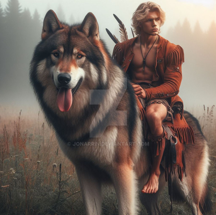 Guy Riding Wolf Wolf riding 58 by JonArrin on DeviantArt