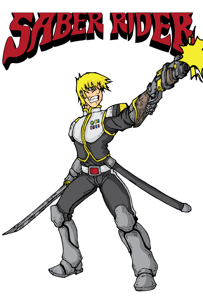 Saber Rider -2nd piece vector-