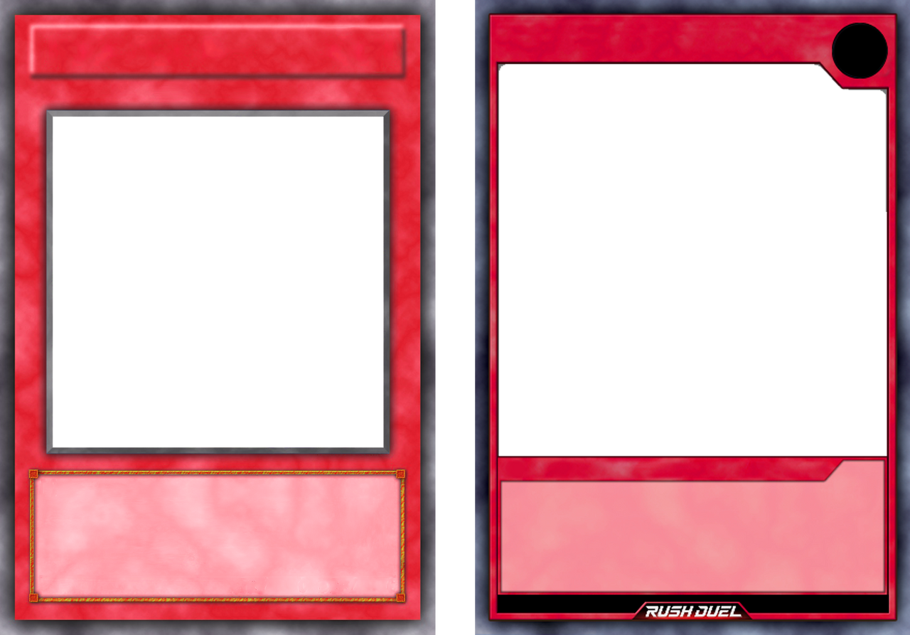 Yugioh card Red Template by DgoDNZ on DeviantArt
