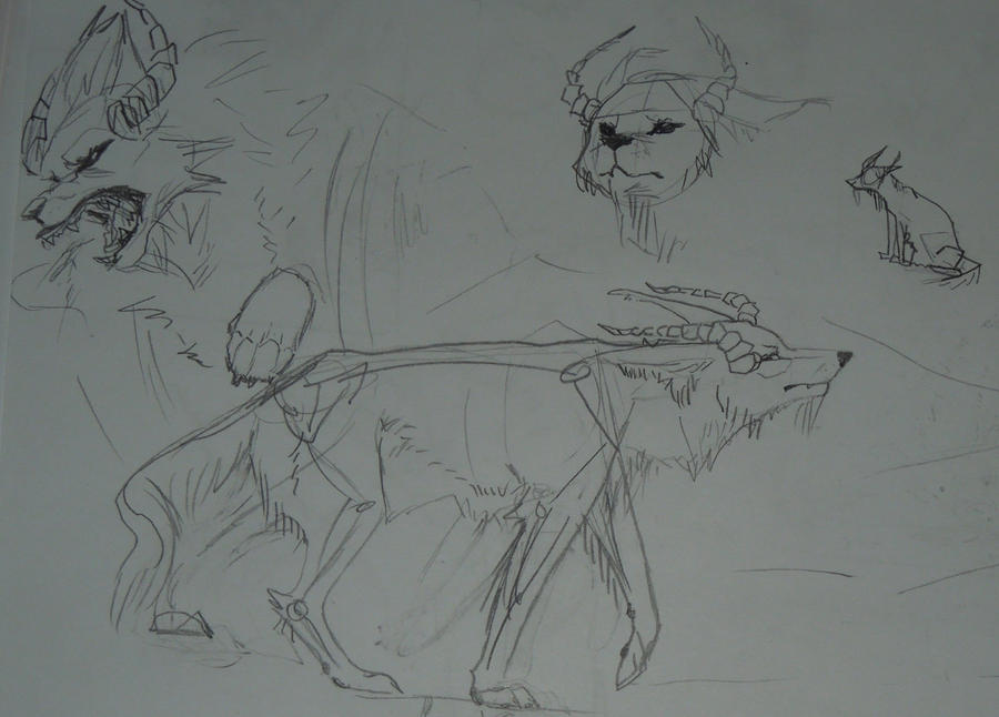 Random beast sketches by Hinode-Hinoiri on DeviantArt