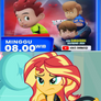 Sunset Shimmer Unamused at Kiko