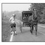 Cyclist and Amish meet.img710 1