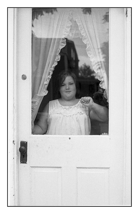 Girl behind the door.img467, with story