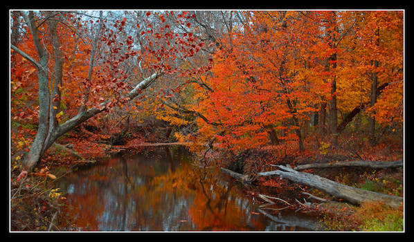 Creek bend on S. R. 45, with story