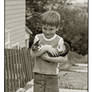 Boy with kitten. img475, with story