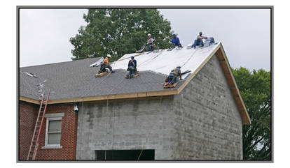 Roof crew. L1330184, with story