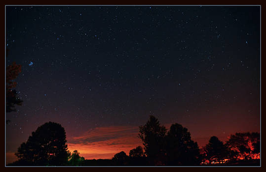 Evening sky. 800-1789, with story