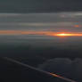 Airplane sunset. 2.L1080117, with story