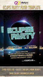 :: Eclipse Party Flyer Template ::