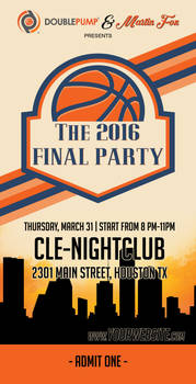 Final Party Invitation Flyer