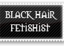 Black Hair Fetishist Stamp