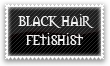 Black Hair Fetishist Stamp