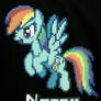 Rainbow Dash perler. Now 20% cooler