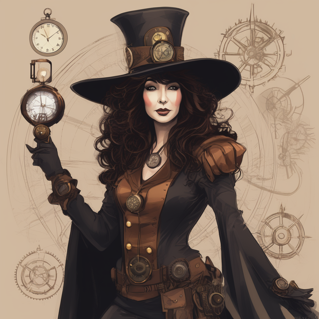 Bushwitch Kate Bush Dressed as a Steampunk Witch by Vargol on DeviantArt