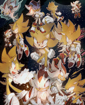 Super Sonic and Super Shadow