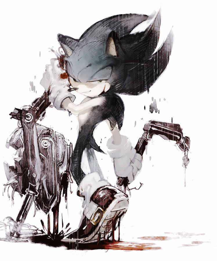 ANGRY Dark Sonic (Fanart by misomin77) : r/SonicTheHedgehog