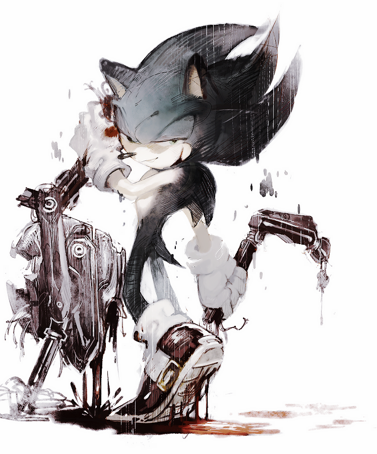 Dark Sonic - Drawing  Sonic fan art, Sonic, Sonic and shadow