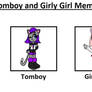 Tomboy Cat and Girly Girl Wolf