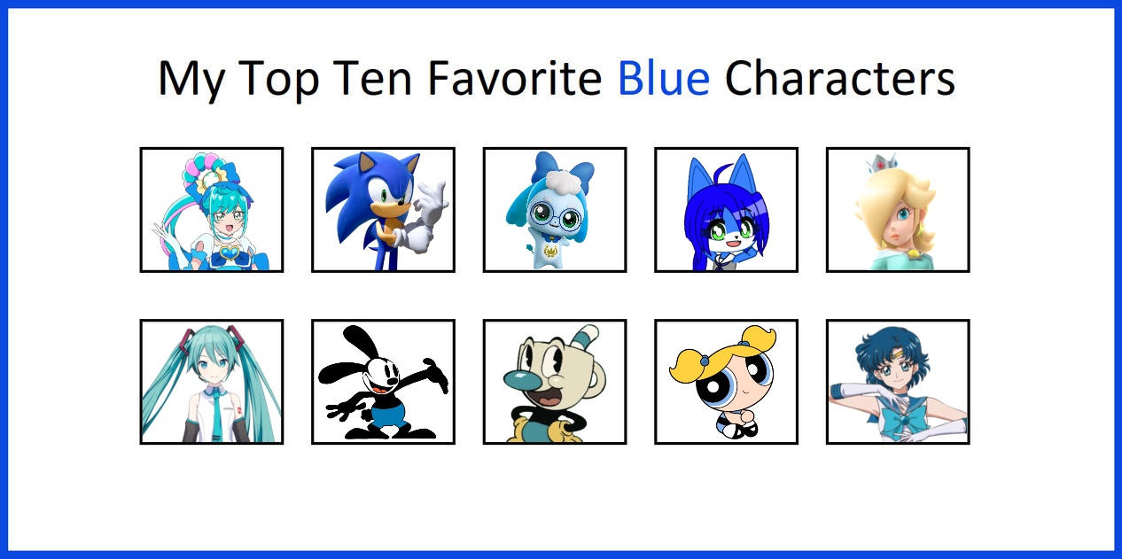 Top Five Blue Characters at Jeff Span blog