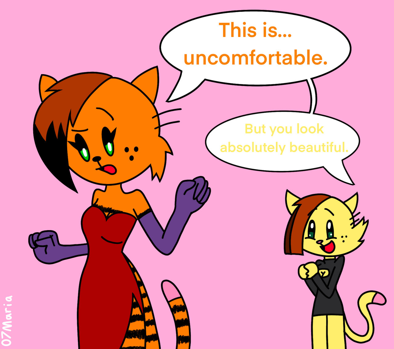 Pauline The Cat as Jessica rabbit by 07Maria on DeviantArt