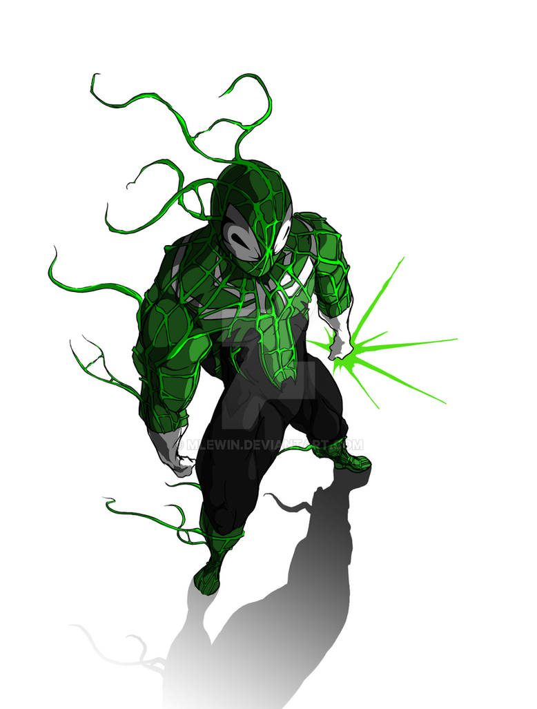 Green Lantern Spider-Man by MLewin on DeviantArt