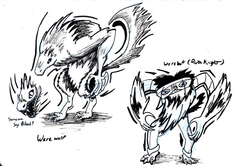 Werewolf and werebot by Operator102 on DeviantArt