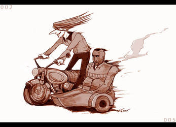 Cyborg 002 and 005 on a ride by karrey