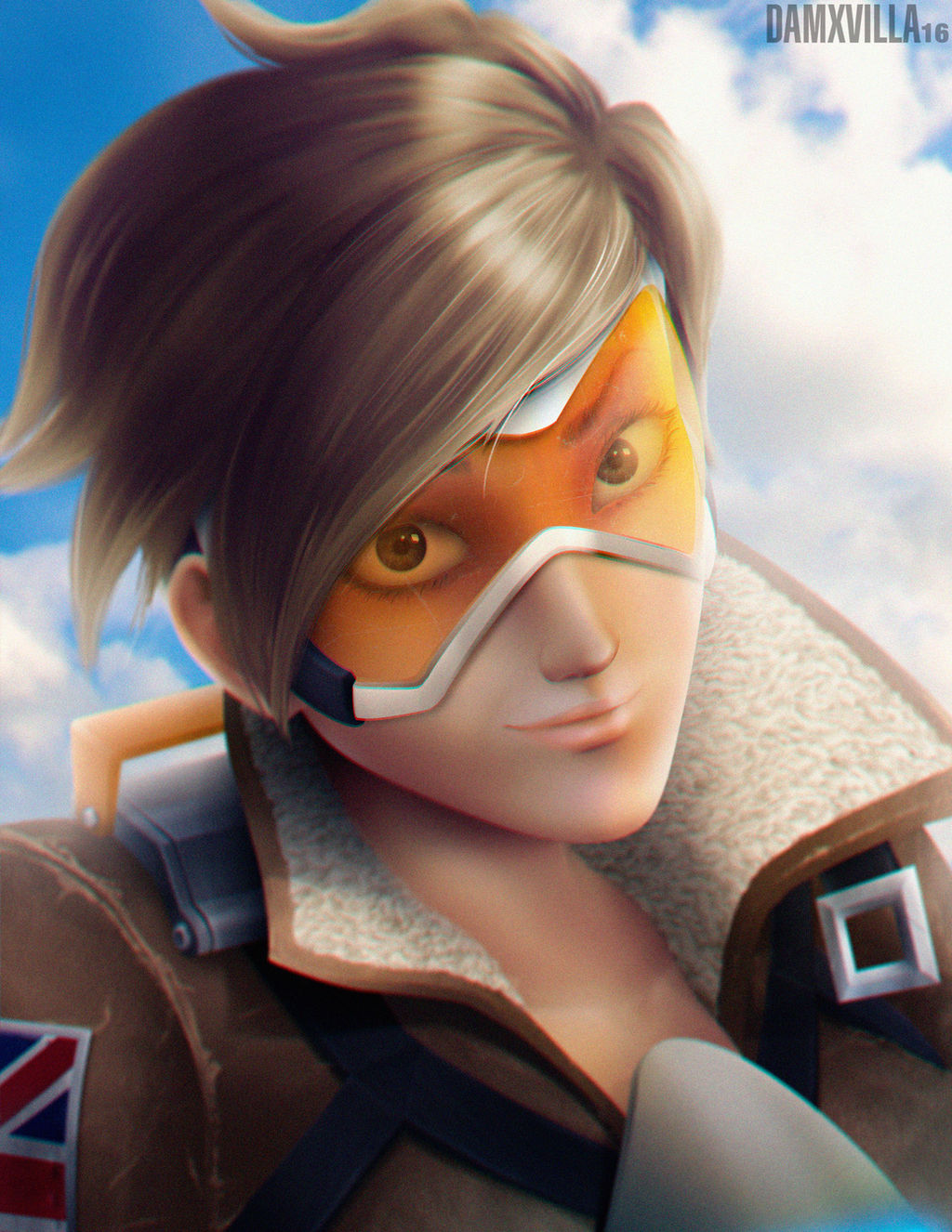 Tracer Deviantart Fan Art- Tracer from Overwatch by DamXVilla on DeviantArt