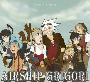 Airship Grigori by Evercelle