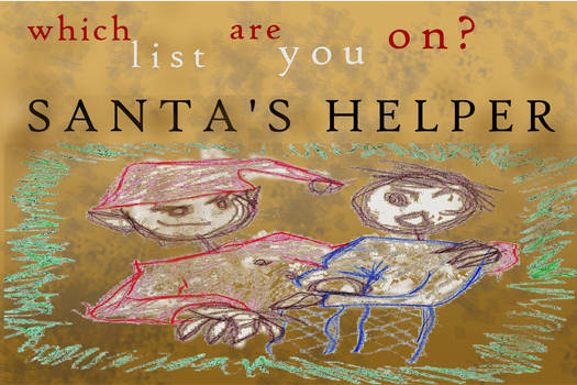 Santa's Helper Post Card