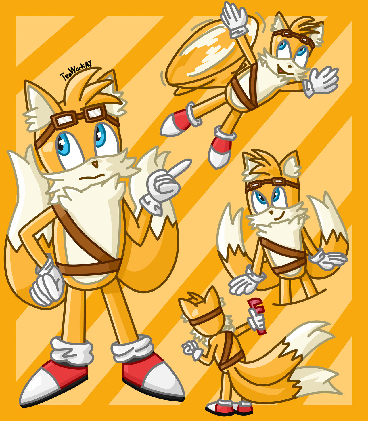Namesake Tails A couple of Tails by TeaWorkAJ on DeviantArt