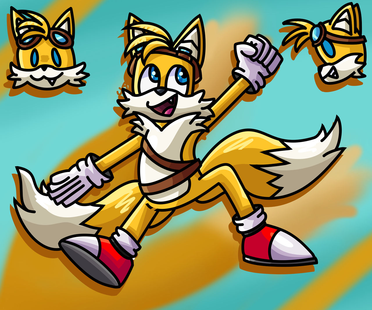 Two Tails Rage Mode Rage Mode Two tails by TeaWorkAJ on DeviantArt