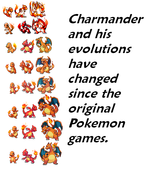 Charmander Evolution Animation Charmander's Evolution In Time by princeZx9 on DeviantArt