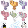 MLP G1first6 sticker designs