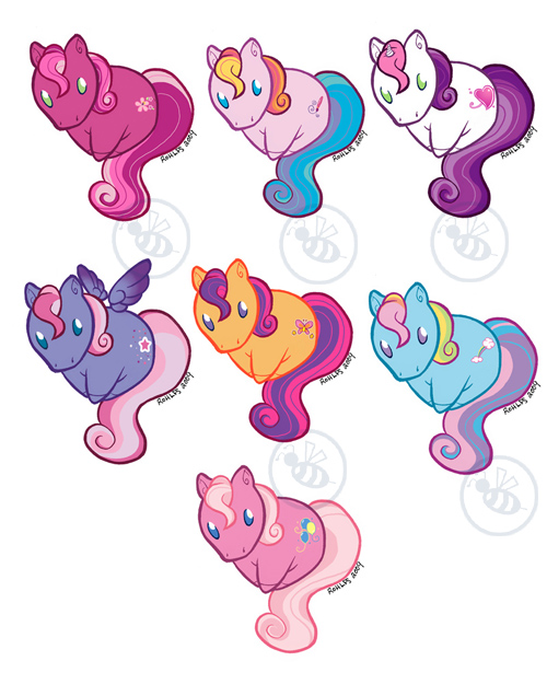 MLP G3Core7 sticker designs