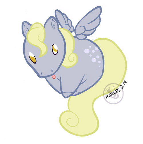 DERPY HOOVES sticker design