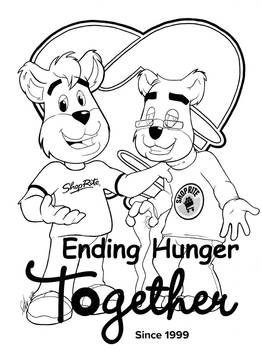 Scrunchy Bear Ending Hunger Together coloring page