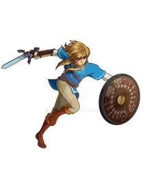 Legend of Zelda: BotW Link - Press Start to Laugh