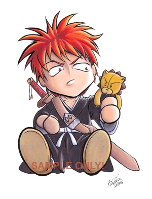 Chibi Ichigo sticker design