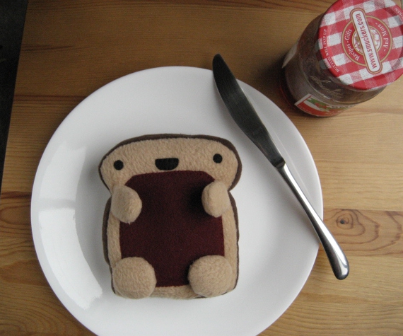 Toast With Jelly Plush