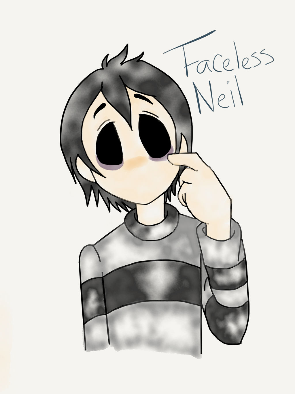 Neil Rws Face Faceless Neil fan art by AngelicFayemelina on DeviantArt