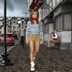 Natalie out on the town