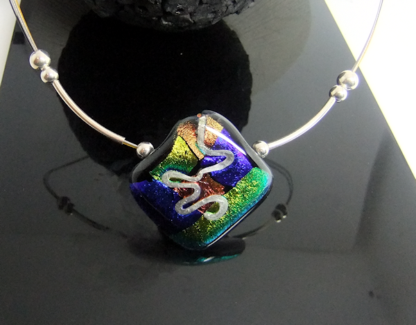 Dichroic Glass with Silver