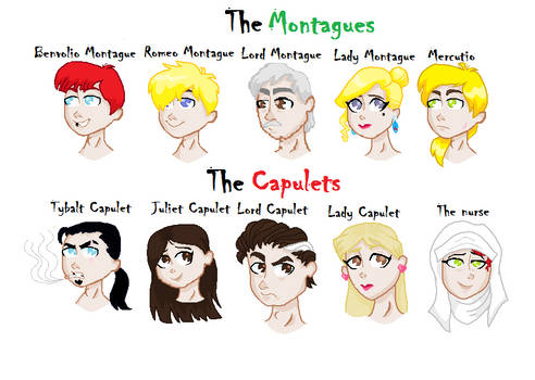 Romeo  Juliet characters