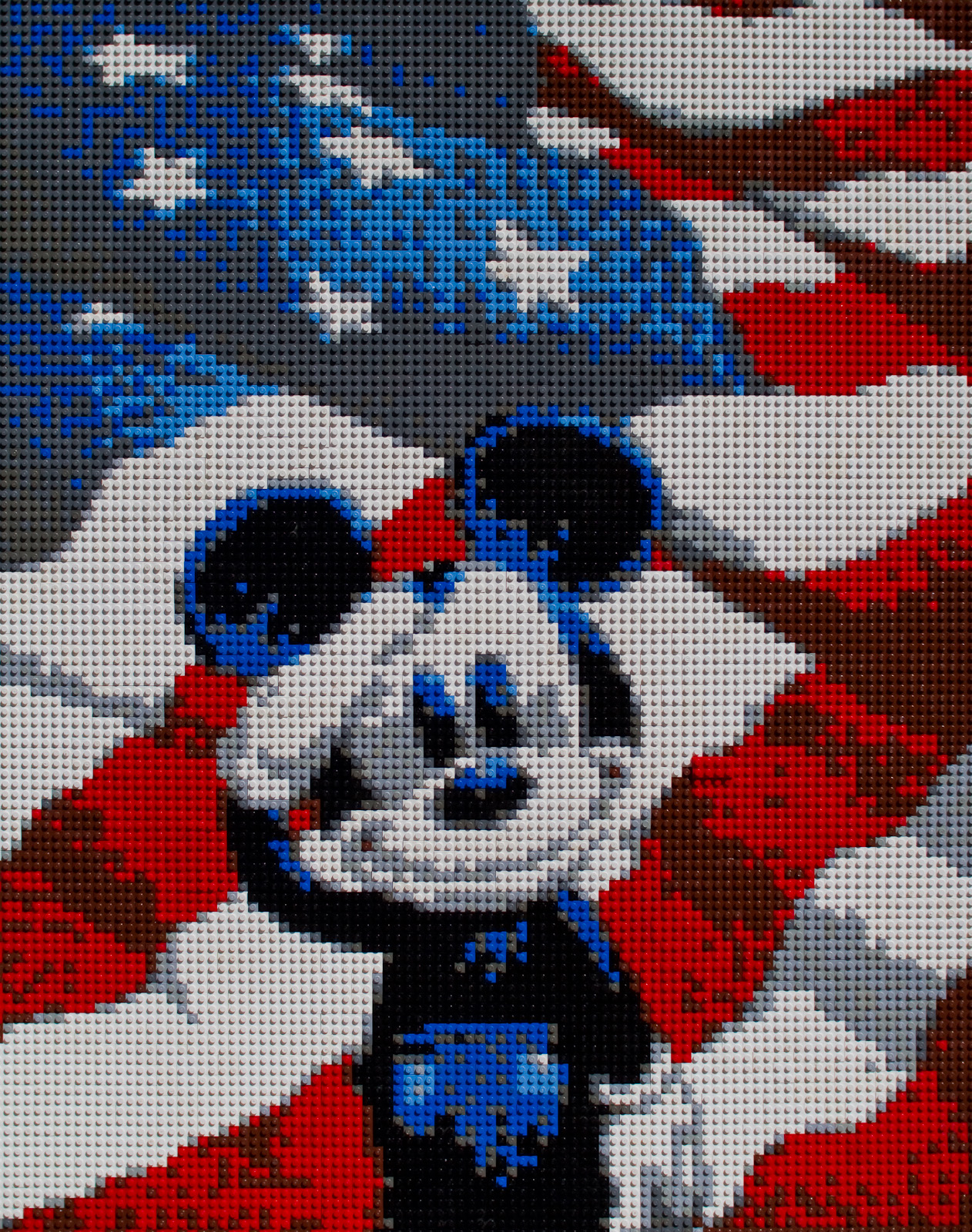 Mickey Mouse Lego mosaic